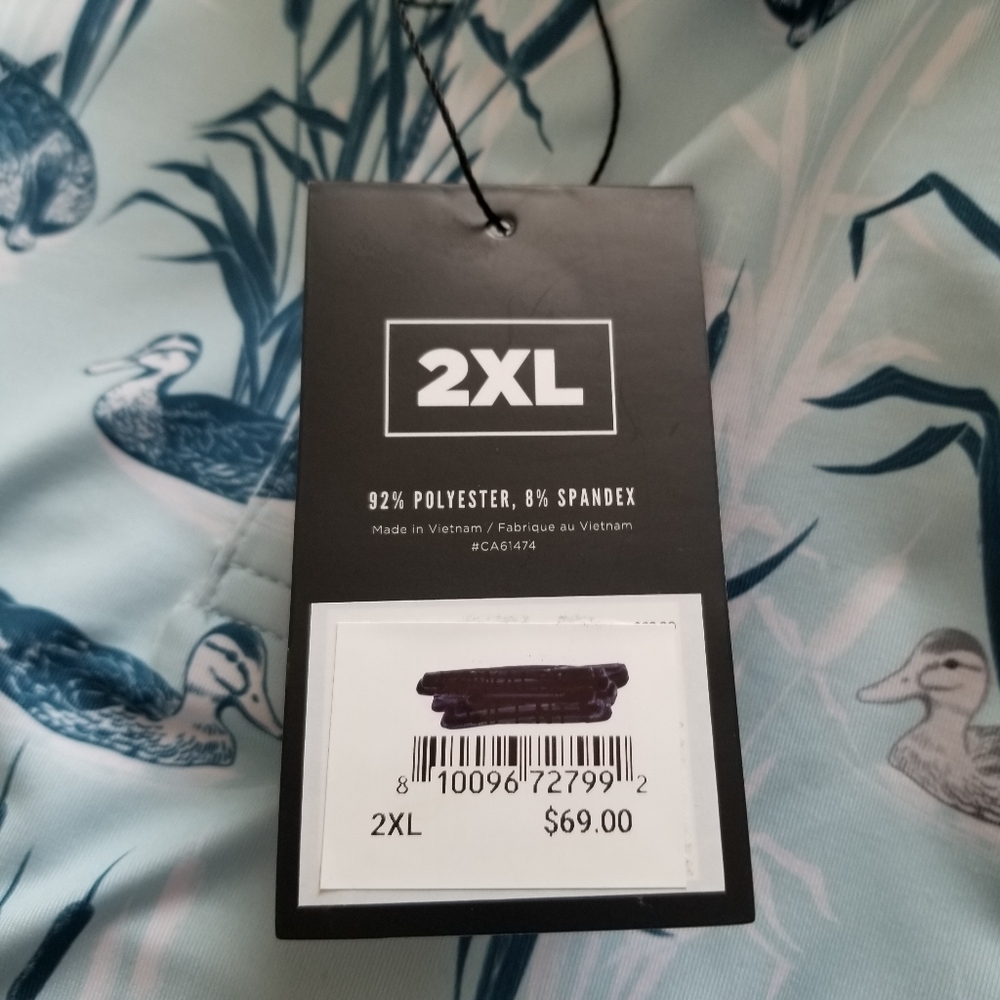 Waggle Golf "Duck, Duck, Gray Duck" Polo Shirt - Picture 6 of 7